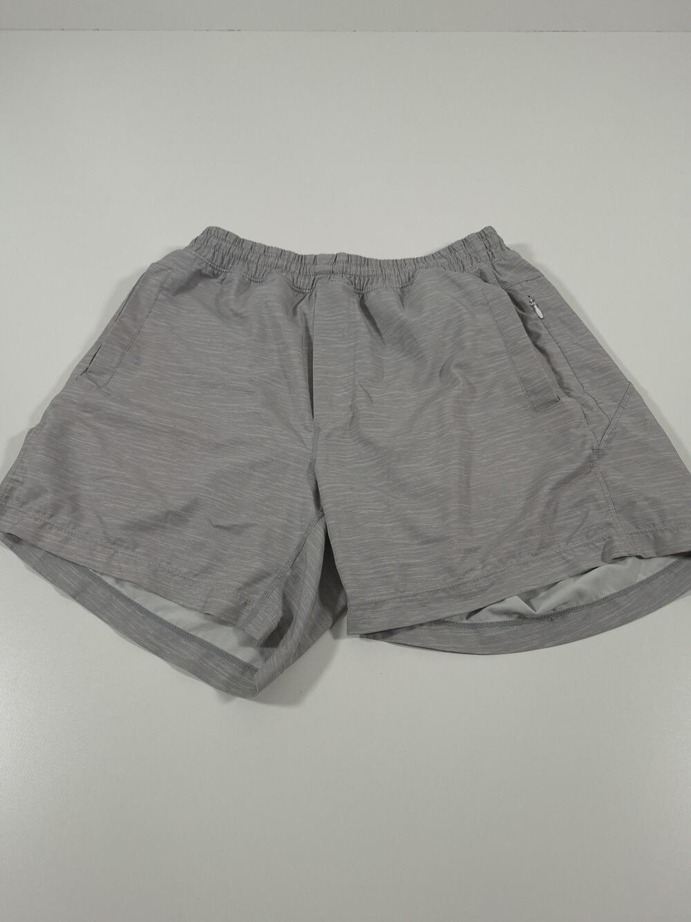 Birddogs Shorts Mens Large Gray Lined 5 Inseam Elastic Athletic Running Gym